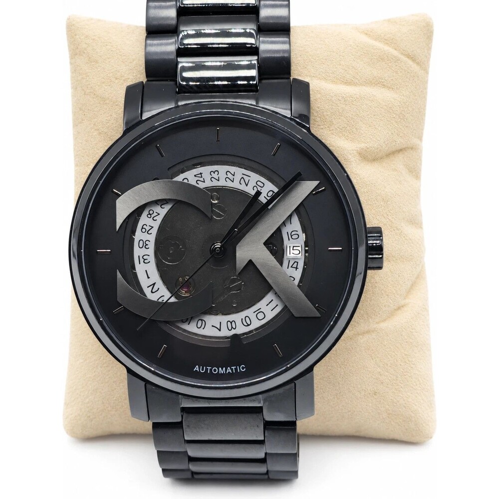 Calvin Klein CK Iconic 25300017 Men's 40mm Black Automatic Stainless Steel Watch